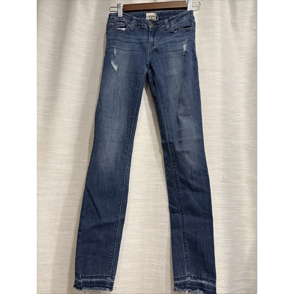 Hudson Jeans Youth 14 Blue  Slim Straight Stretch Denim Casual Back To School
